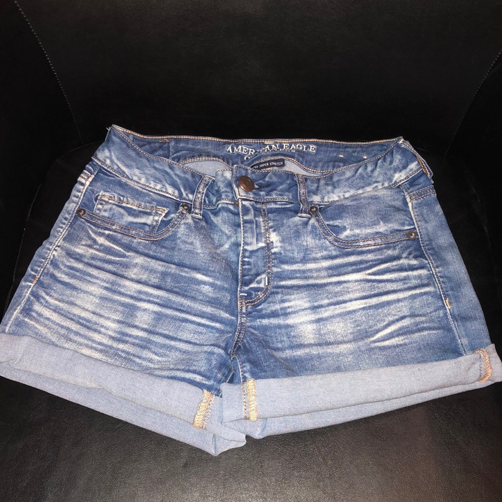 American Eagle Super Super Stretch Denim Shorts